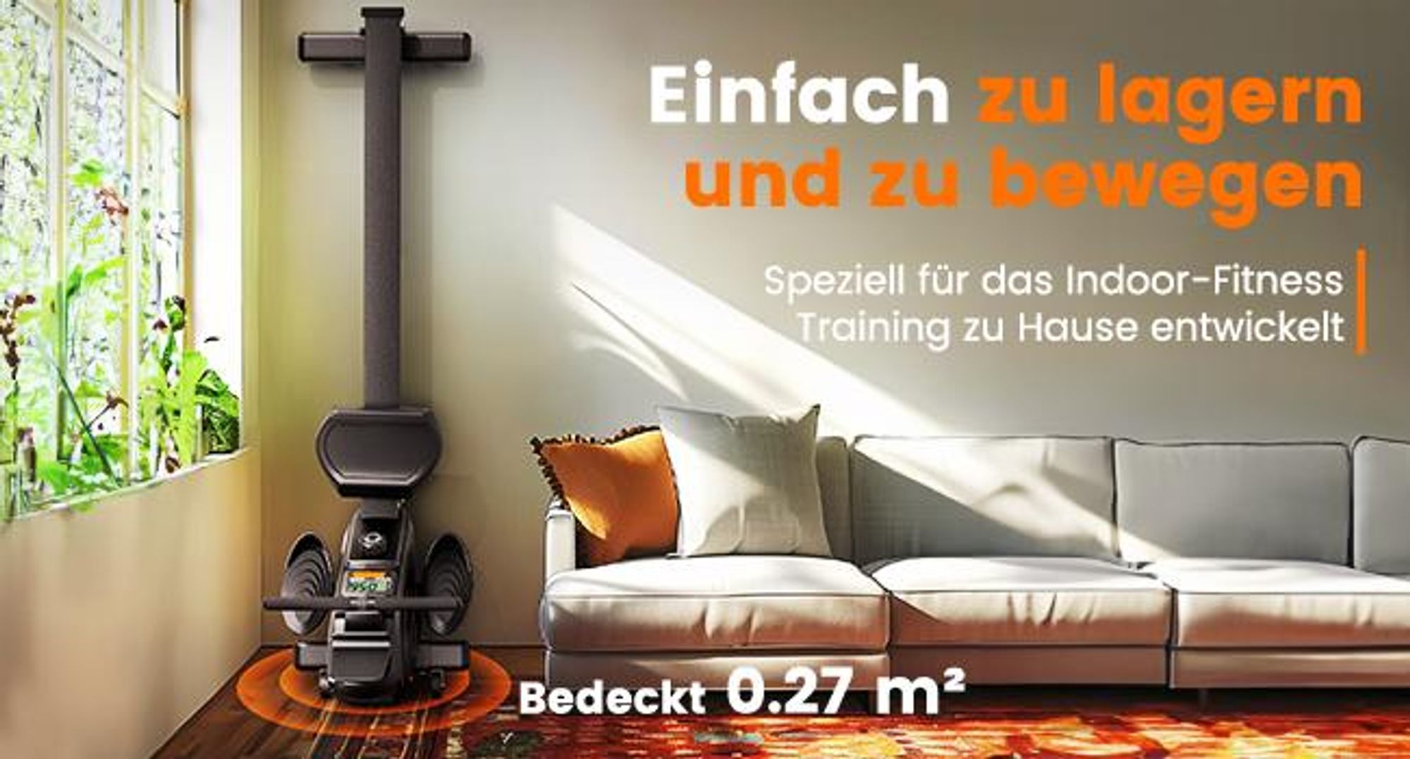 YOSUDA Rudergerät  | Leise Magnetische Rudermaschine mit 16 Stufen Widerstand, LCD-Display, App-Verbindung & bis zu 160 kg Belastung