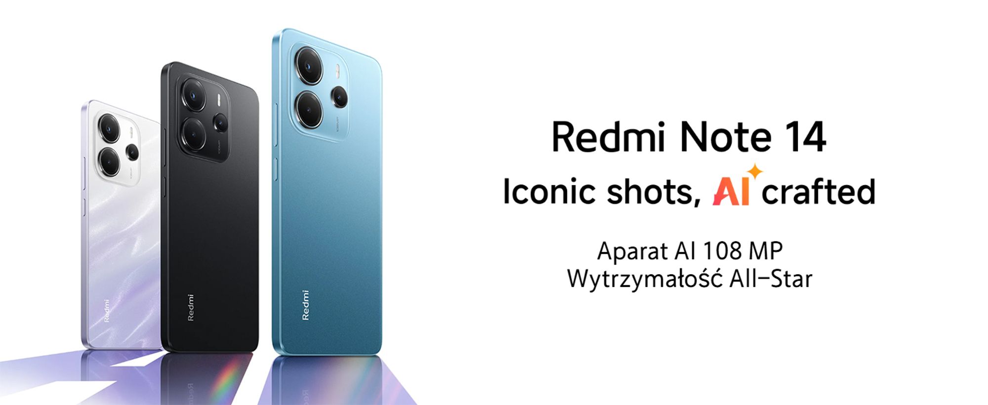 Xiaomi Redmi Note 14, 16,9 cm (6,67"), 2400 x 1080 pikseli, 8 GB, 256 GB, 108 MP, czarny