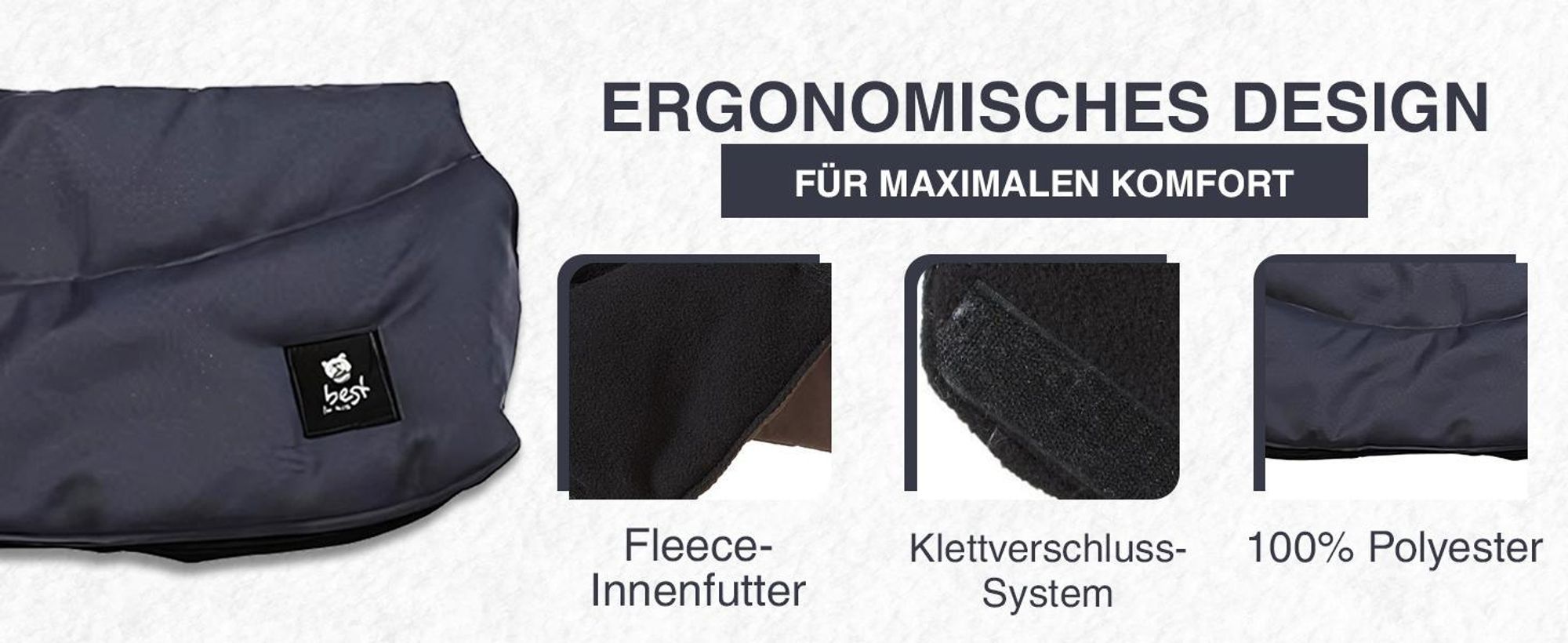 Kinderwagen-Handwärmer|Handschuhe für Kinderwagen in Universalgröße | Handmuff für Kinderwagen in 12 Farben | Wasserdichter Handwärmer für Kinderwagen