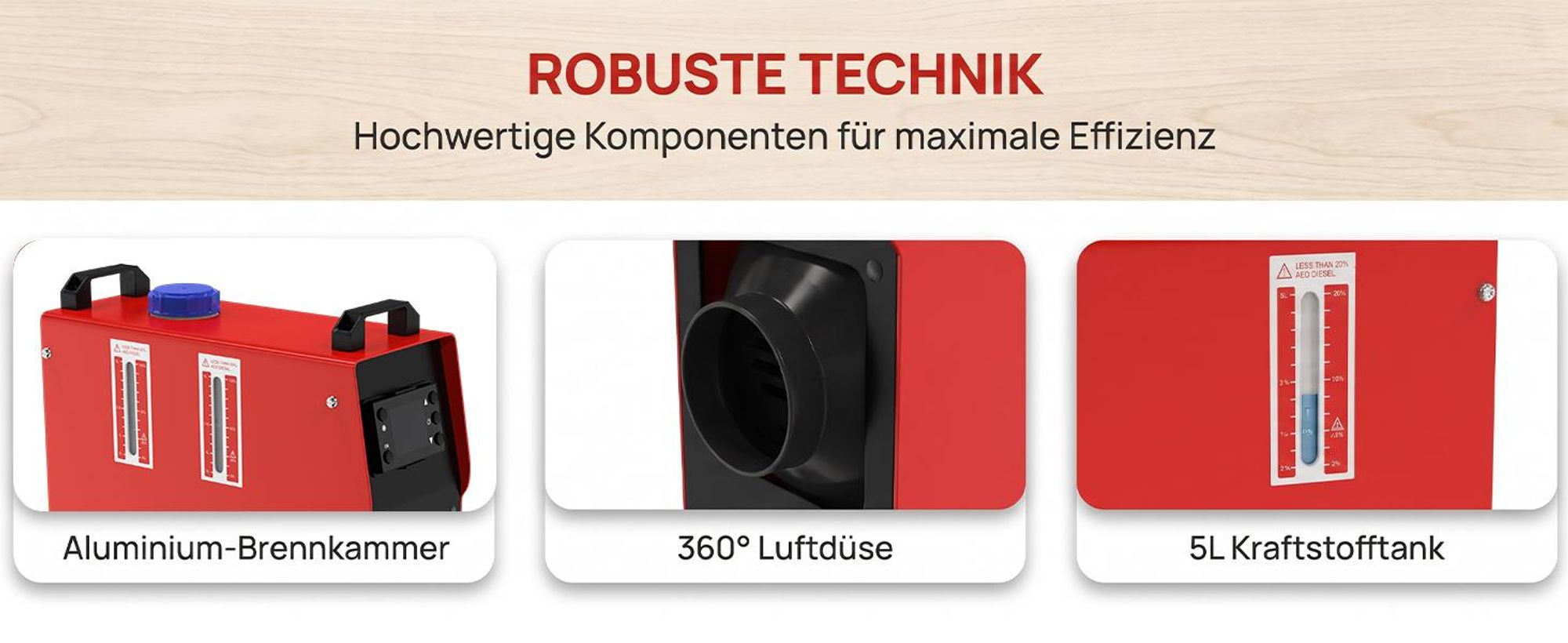 LARS360 Diesel-Lüfterheizer 8KW 12V, Dieselheizung mit LCD, Fernbedienung & 5L Tank – Heizgerät für Camping, Werkstatt, Lager & Innenraum,Typ C