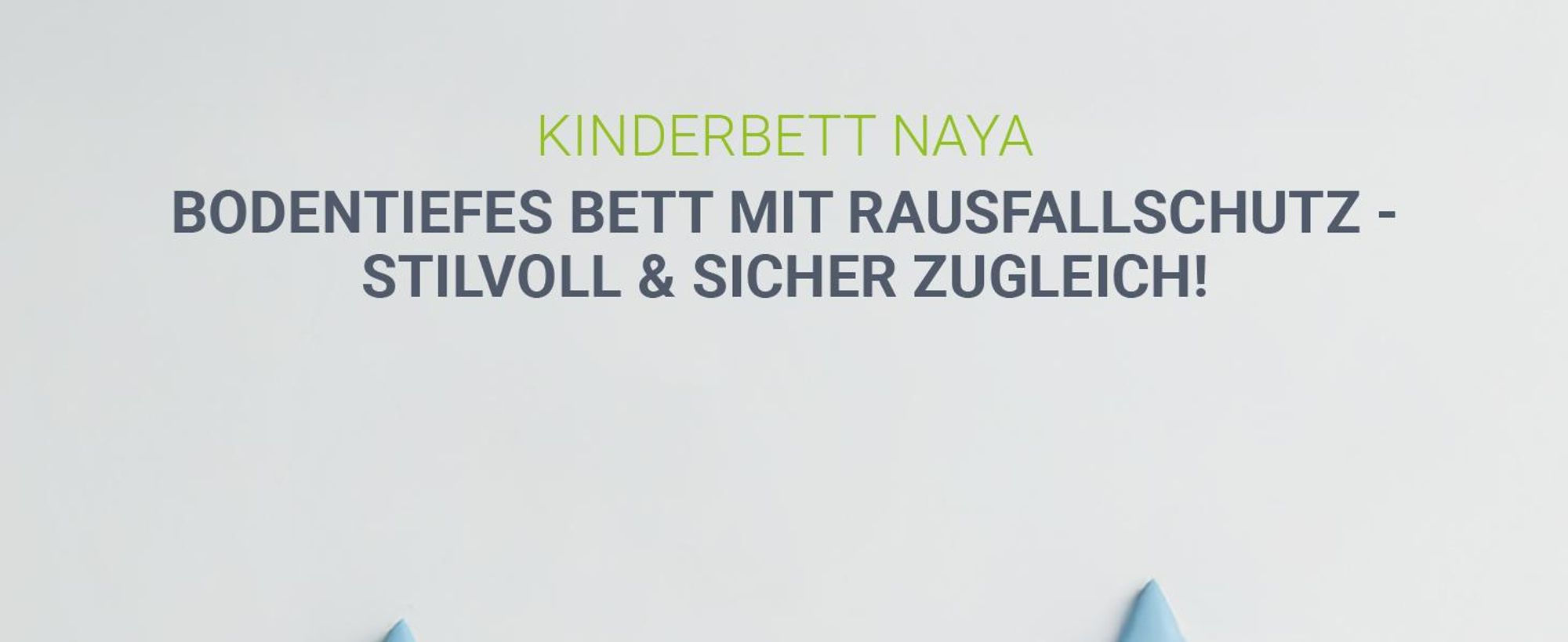 Juskys Kinderbett Naya 80x160 cm mit Rausfallschutz & Lattenrost - Holz Bodenbett Weiß