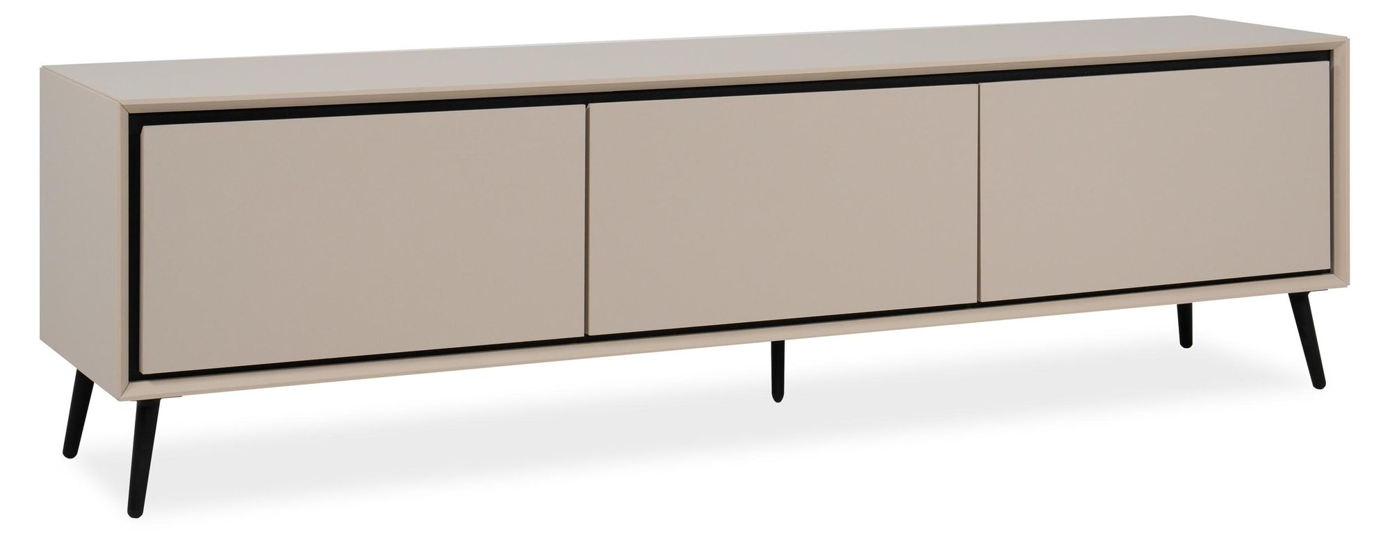 Lowboard „Arona“ – modernes Lowboard mit 3 Klappen und grifflosem Design