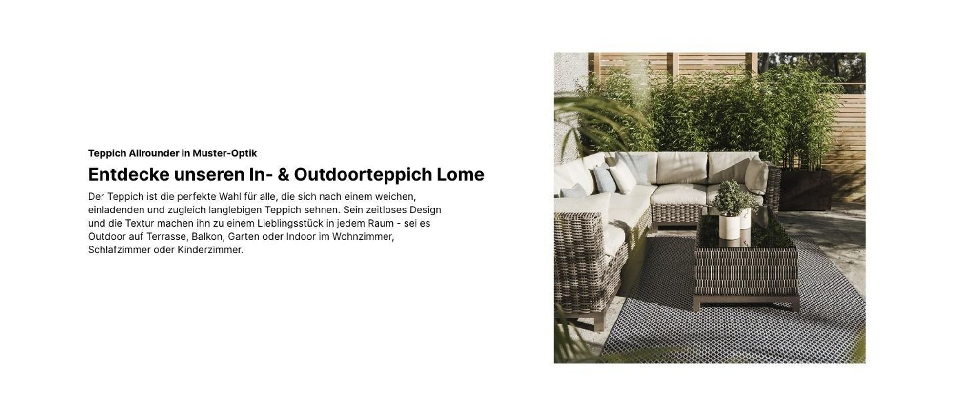 Interiyou In- & Outdoor-Teppich Lome Blau D1 200x300 cm