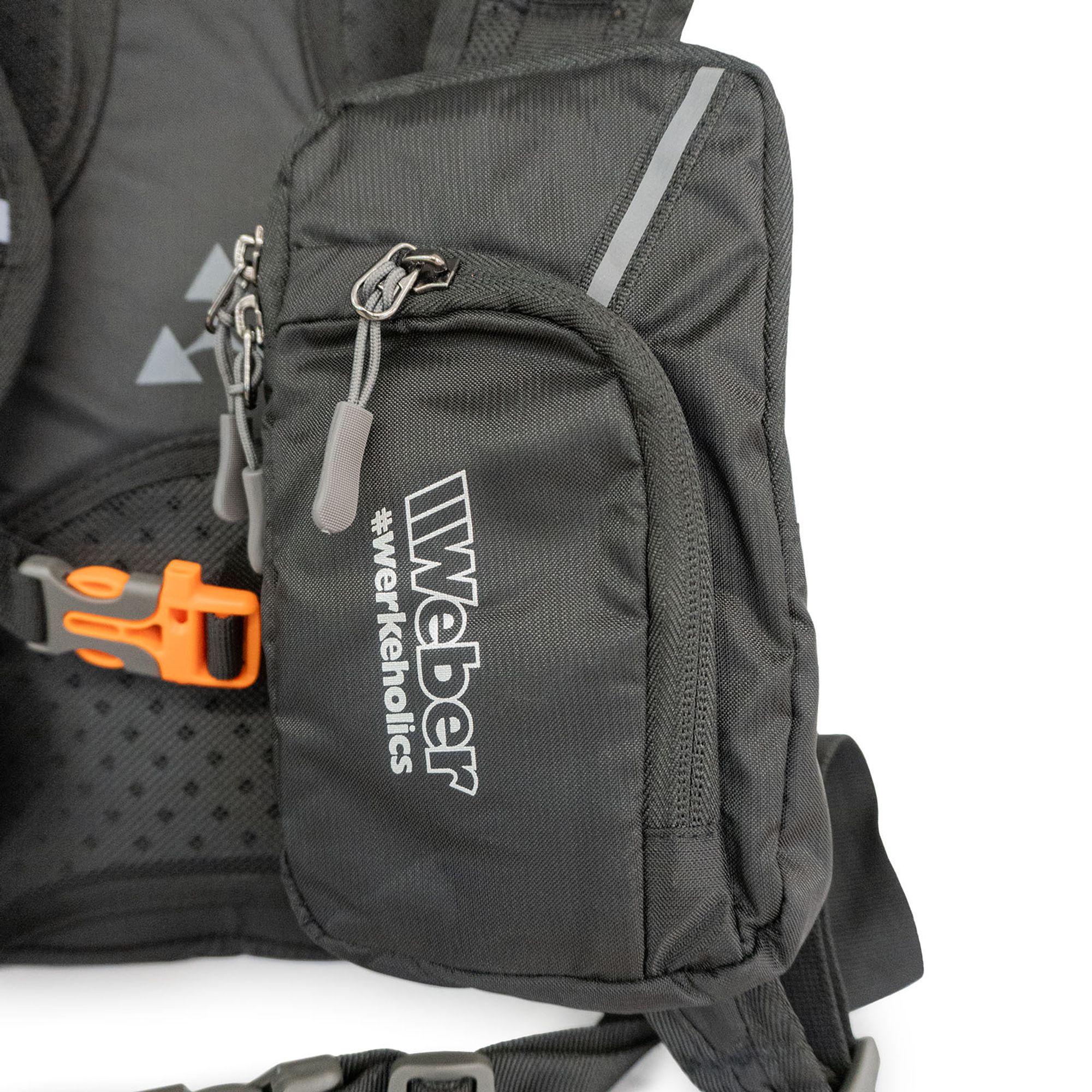 Weber #Werkeholics Outdoor, Fahrrad & Offroad Rucksack schwarz 18 Liter für 2L Trinkblase Fahrradrucksack Trinkrucksack Motorrad Sportrucksack