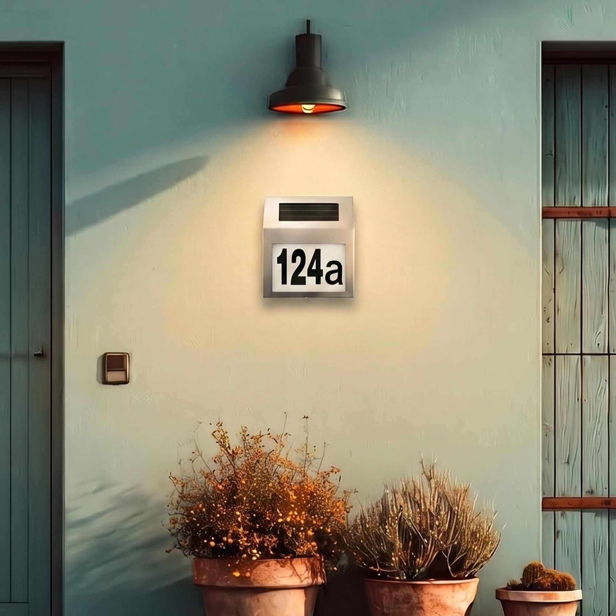 Maclean MCE172 Solar-LED-Hausnummernlampe