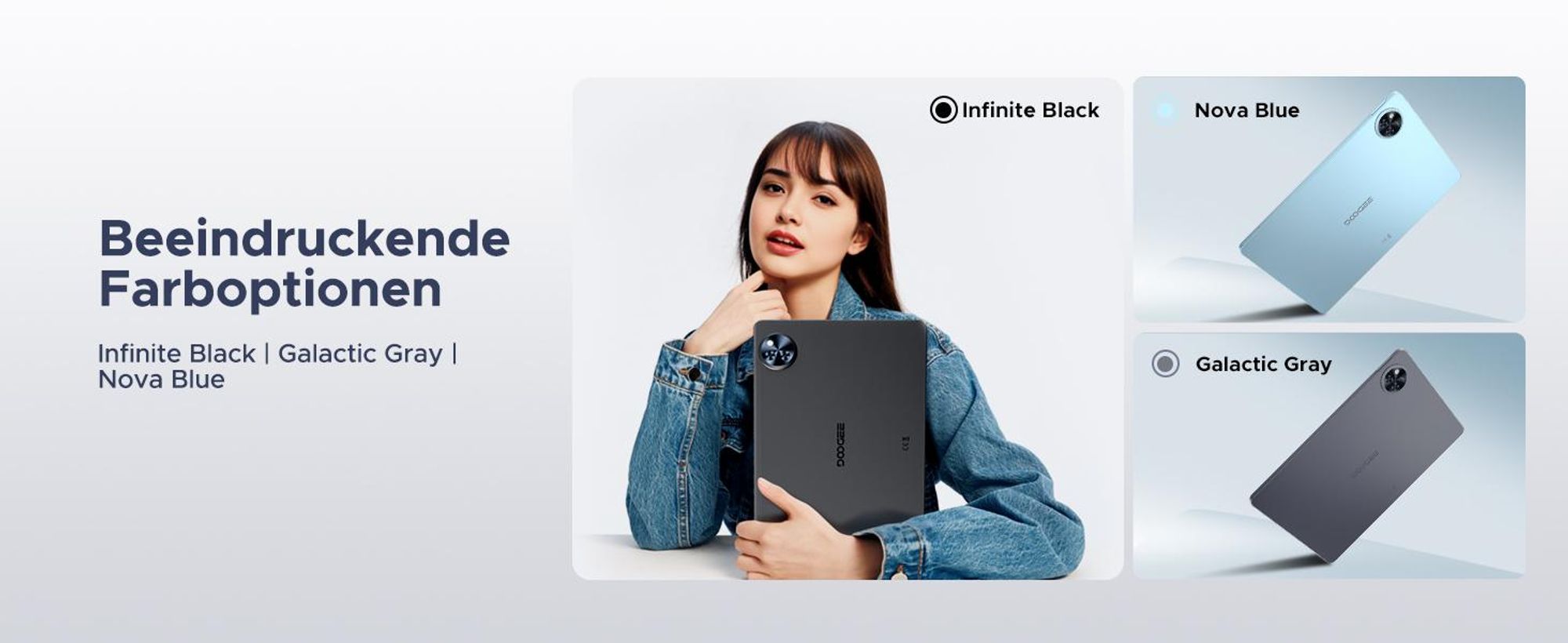 DOOGEE U11 Pro VIP Android 15, 11 Zoll, 30(6+24)GB+256GB(bis 2TB erweiterbar), 90Hz, 8580mAh, Zubehör-Set, Widevine L1, 5G WiFi