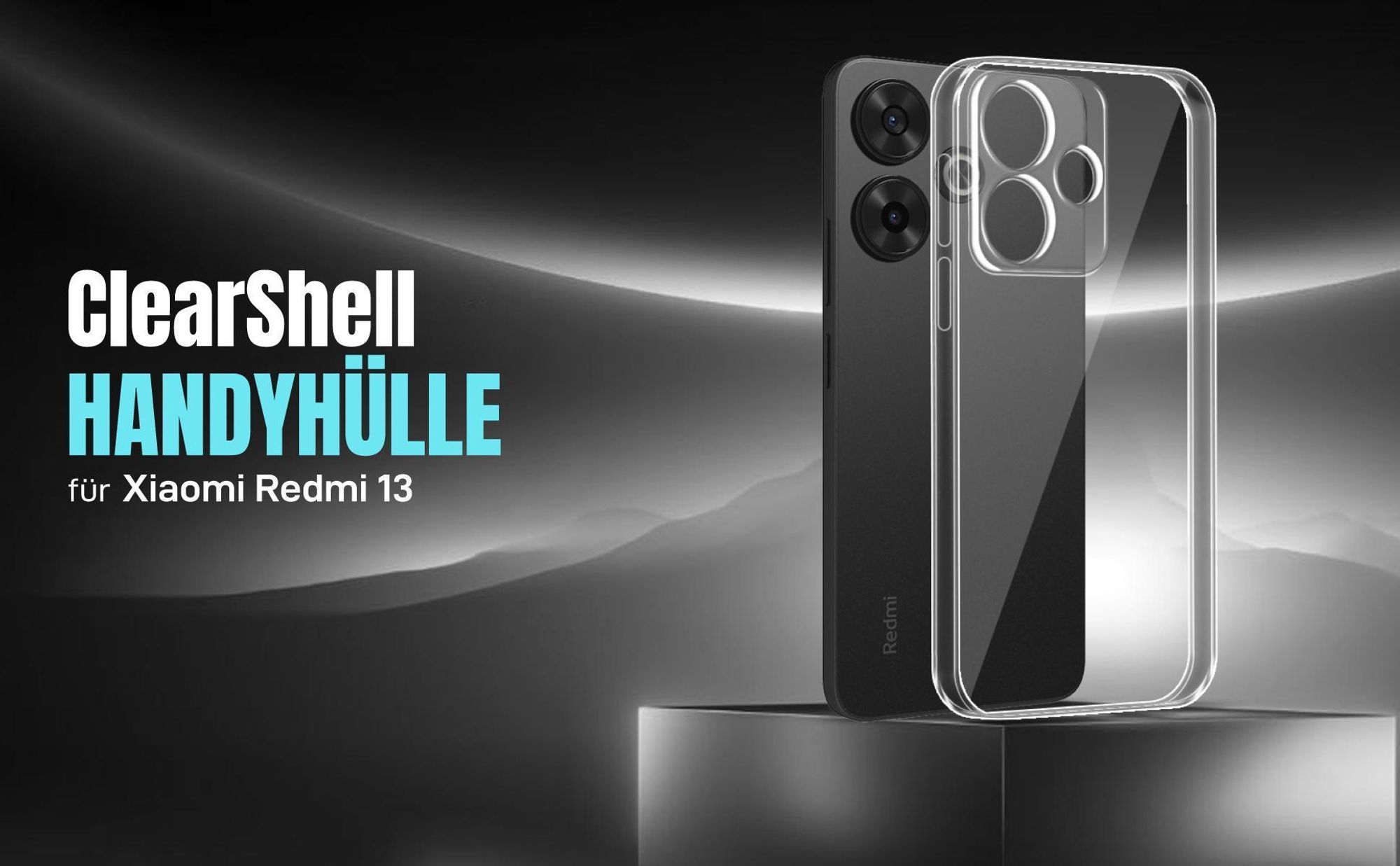 Transparente TPU Handyhülle mit optimiertem Schutz für Xiaomi Redmi 13