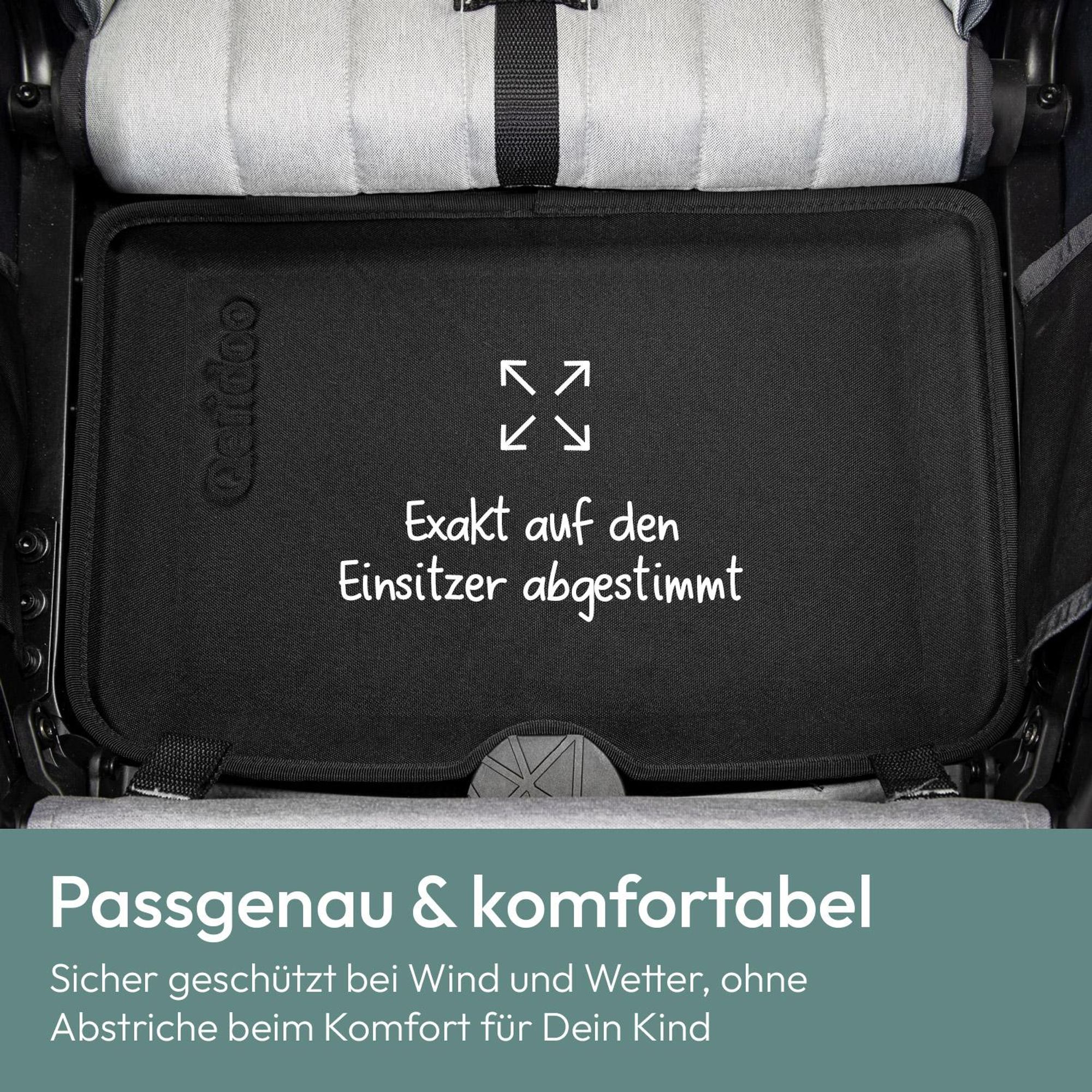 Qeridoo Schutzwanne für Einsitzer