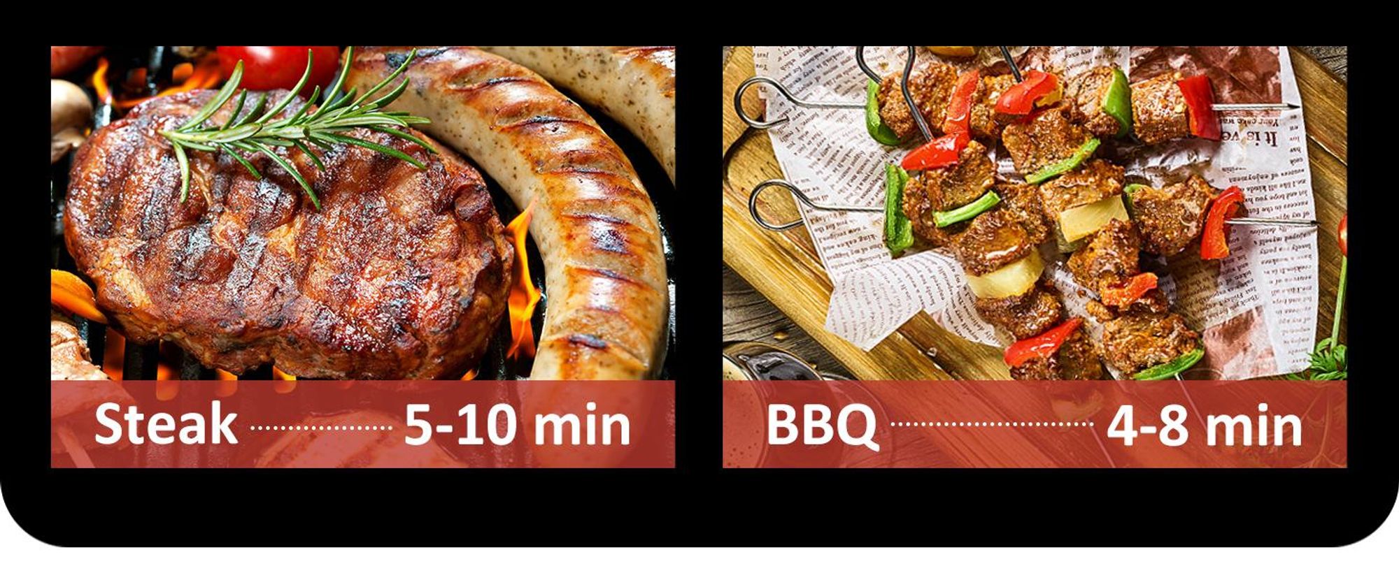 Aigostar - Kontaktgrill für Sandwiches, Steak auch als Panini Grill, Antihaftbeschichteter Grill toaster für fettfreies Grillen, 750W