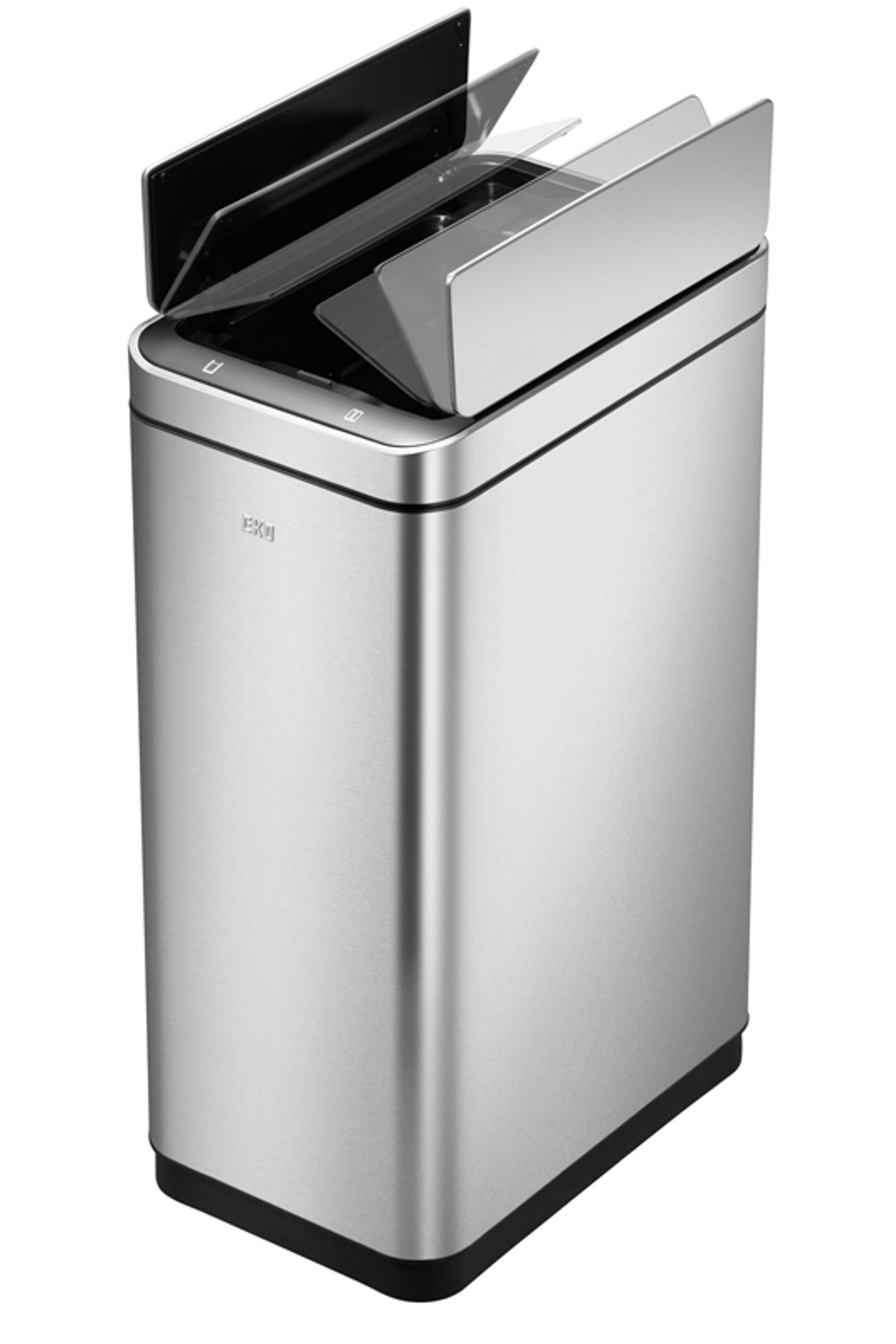 EKO - Deluxe Phantom Sensor Abfalleimer 30 Liter - Stainless steel Polypropylene - Matt Edelstahl