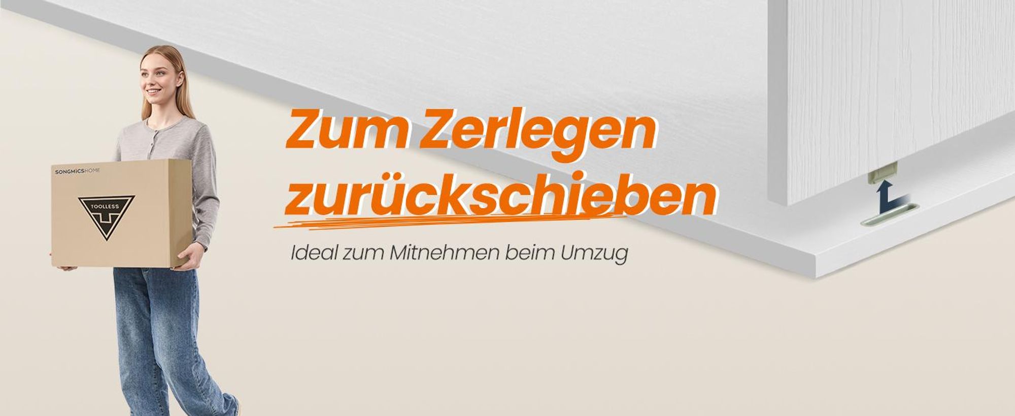 VASAGLE Nachttisch,Nachtschrank, 2 offene Fächer, 1 Schublade, Beistelltisch werkzeuglos
