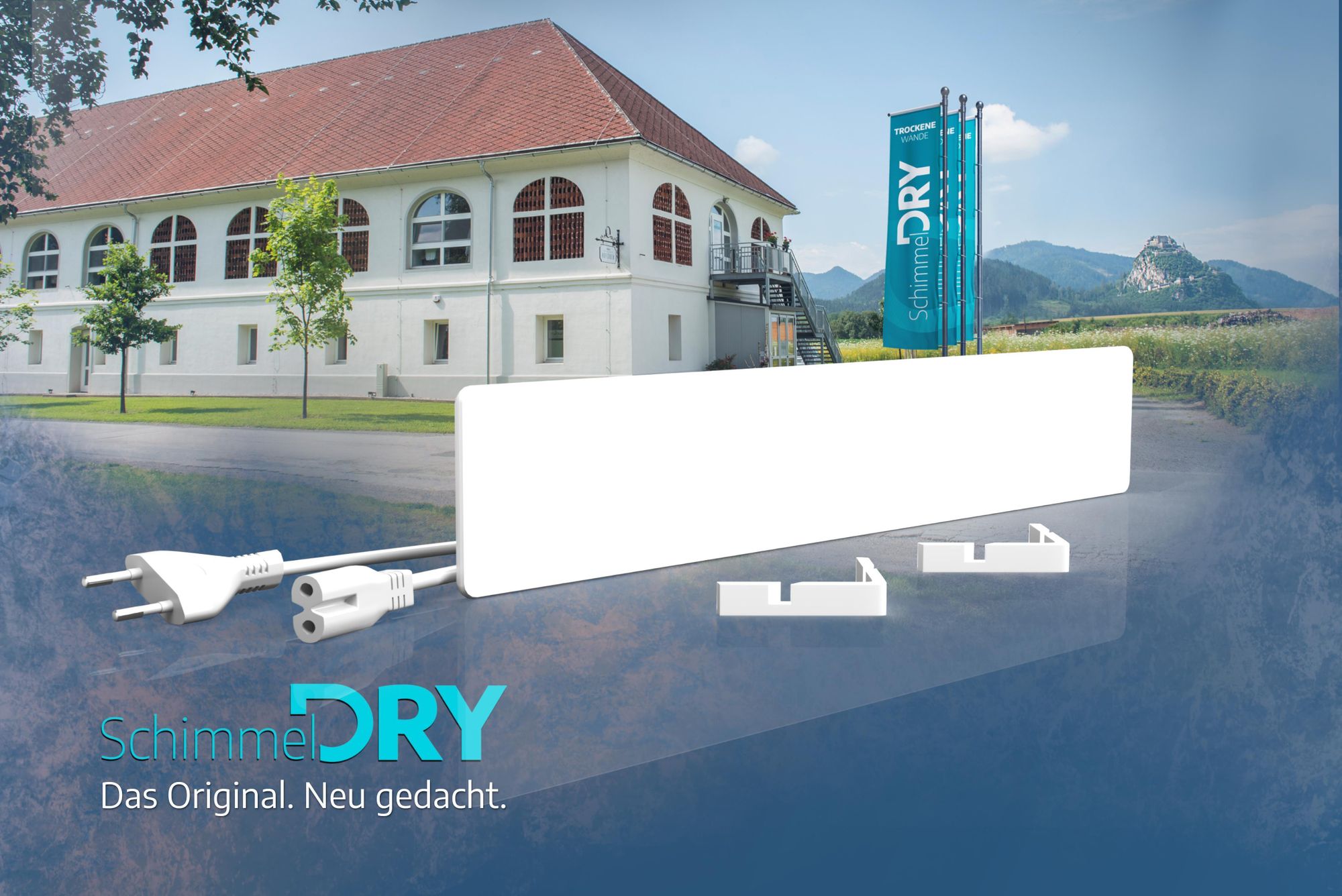 Schimmel Dry - Hauptsitz der Fa. in Kärnten. Am Fusse der Burg Hochosterwitz.