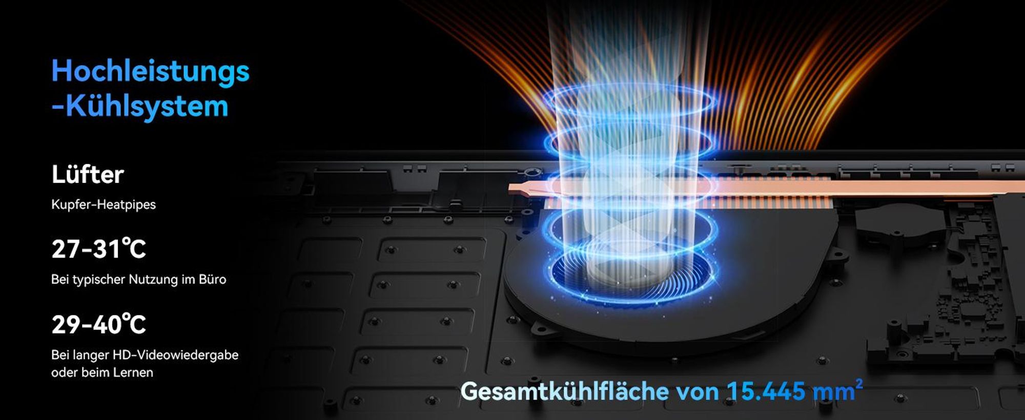 Blackview AceBook 10 18,5" FHD IPS Laptop mit 180&deg; Display & Blaulichtfilter - Intel N150, 16GB DDR4, 512GB SSD, 60,8Wh Akku, Win 11 Pro