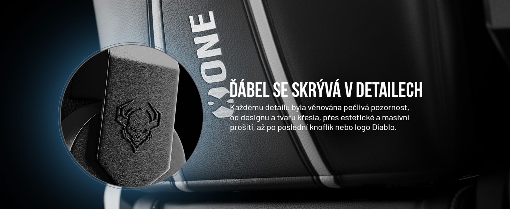 Herní židle Diablo X-One 2.0 Kancelářská židle Nastavitelné područky Ergonomický design krku/bederní polštář, Barva: Černá-Bílá, Velikost: King