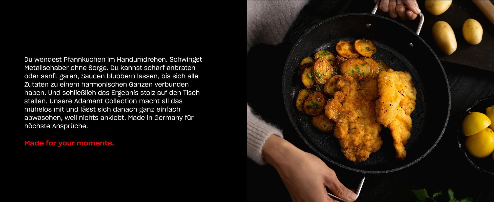 Fissler Adamant Comfort / Aluminium-Pfanne (28 cm) Bratpfanne- beschichtet, antihaftend, kratzfest - Induktion