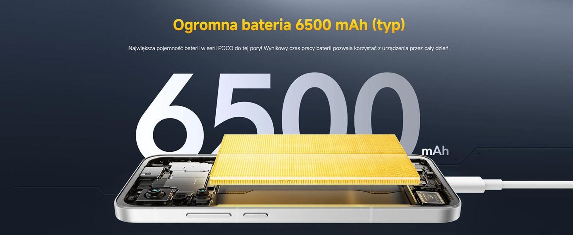 Xiaomi POCO F7 5G 12GB/256GB biały Dual SIM