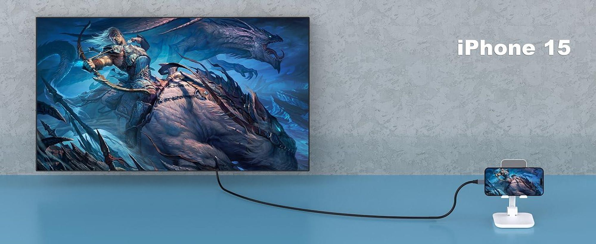 BENFEI HDMI-Kabel USB C auf HDMI Kabel 1.8m 4K 60Hz Aluminium Gehäuse
