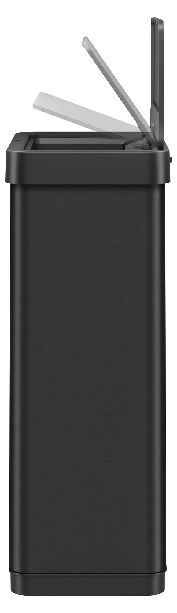 EKO - Poubelle Mirage X Sensor 80 litres - Acier inoxydable   - Noir mat