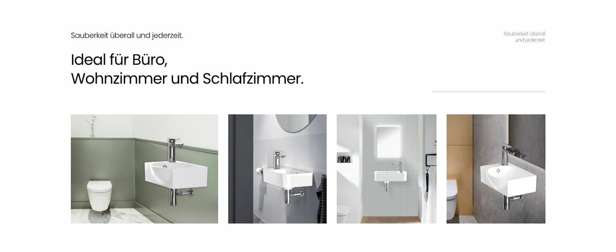 EMKE Asymmetrische Waschbecken mit Hahnloch links Kompaktes Hängewaschbecken für Gäste-WC kleines Handwaschbecken zur Wandmontage
