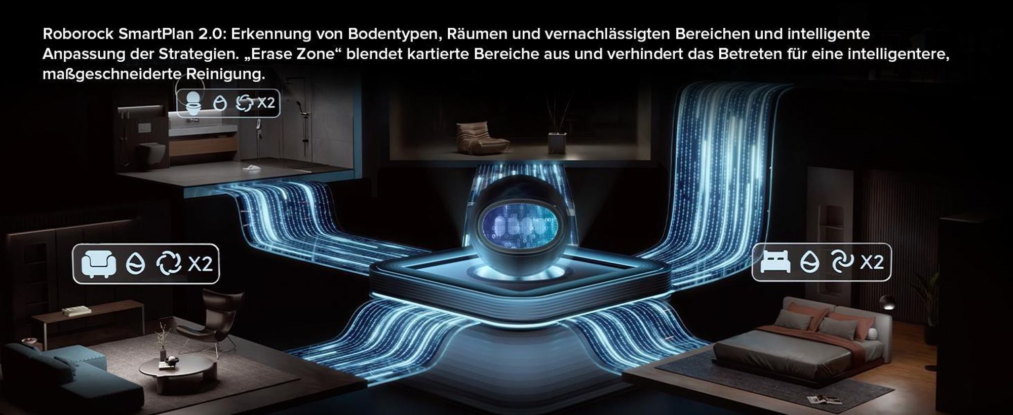 Roborock Saros 10R Set Staubsauger Roboter mit Wischfunktion, 22,000 Pa, Automatische Mop-Entfernung, 7,98cm Ultra-Slim Design, StarSight System 2.0