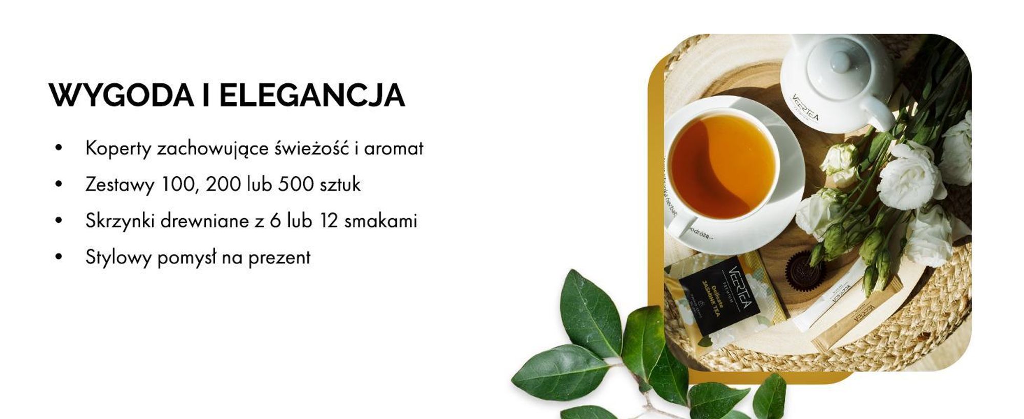 Veertea White Tea & Rose 100 saszetek