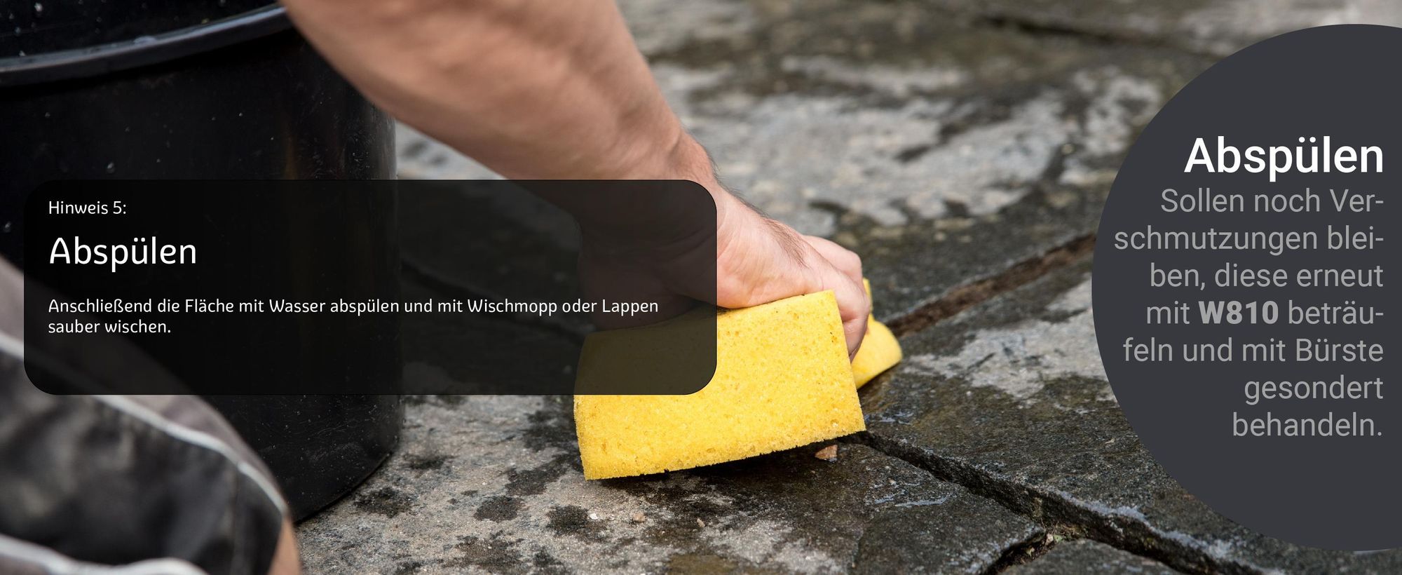 WO-WE Spezieller Vorreiniger W810 Abspuelen