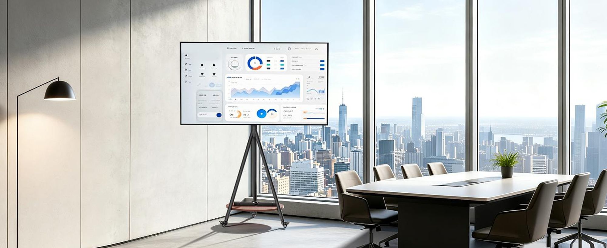 WISFOR TV Standfuss Rollbar für 40–75 Zoll Fernseher, TV Ständer mit Ablagen Höhenverstellbar bis zu 50 KG, Max. VESA 600 x 400mm, Schwarz
