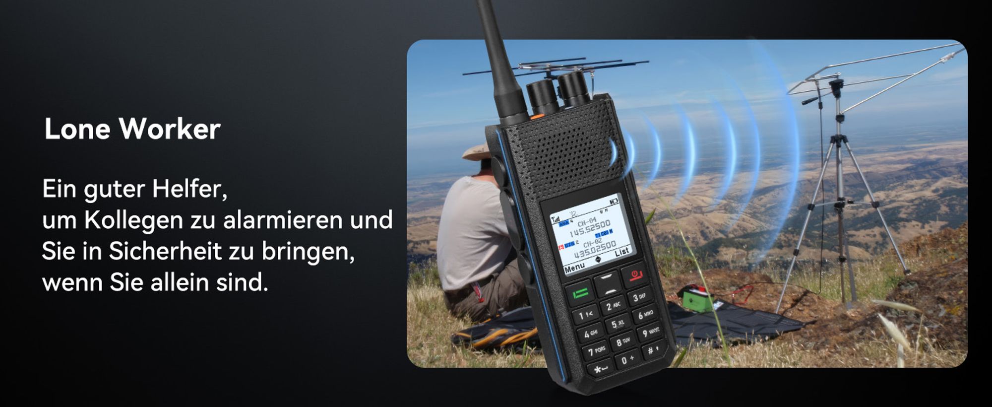 Retevis Ailunce H1 DMR Amateurfunk, APRS/GPS Funkgerät,  Typ-C Wiederaufladbar, Dualband Walkie Talkie für Amateurveranstaltungen (1 Stück)