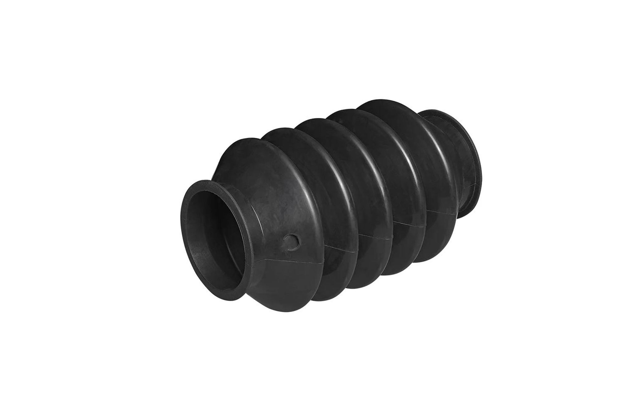 AS Faltenbalg Gummi Ø50 mm für Anhänger als Anhängerzubehör – flexibler Gummischutz, Schutzmanschette, 60/70 mm L = 165 AS