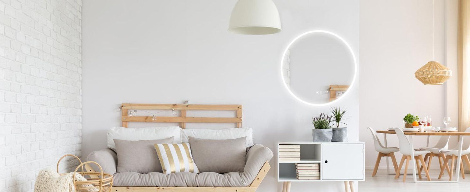 HOKOBadspiegel Anti-fog Rund 80cm mitRahmen+TouchSchalter+LichtWechsel Warmweiß-Kaltweiß-Neutral Licht mit TouchSchalter und Wandschalter einschaltbar