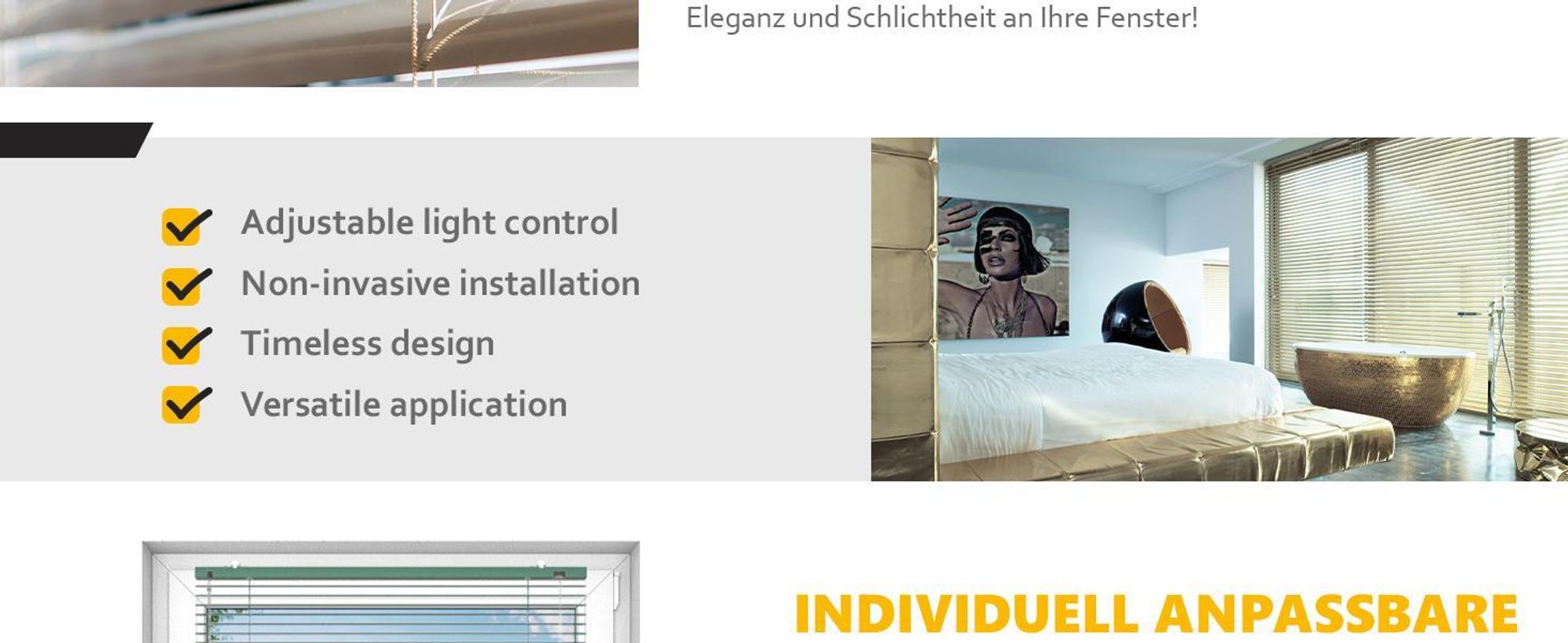 time4blinds - Jalousien Fenster Innen ohne Bohren, Alu Jalousie Aluminium Rollos, Weißer Glanz, Links, 700x800