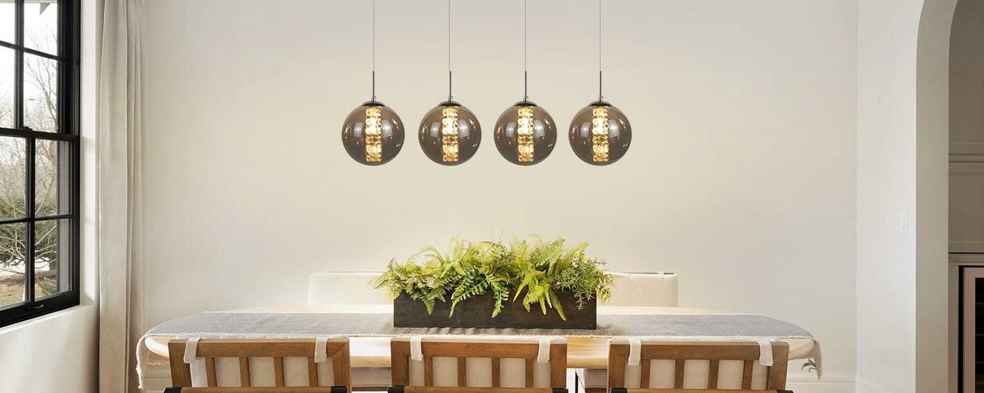 ZMH lampa wisząca stół jadalny 4 płomienna bursztynowa lampa wisząca regulowana wysokość żyrandol lampa wisząca szkło do salonu sypialnia kuchnia korytarz