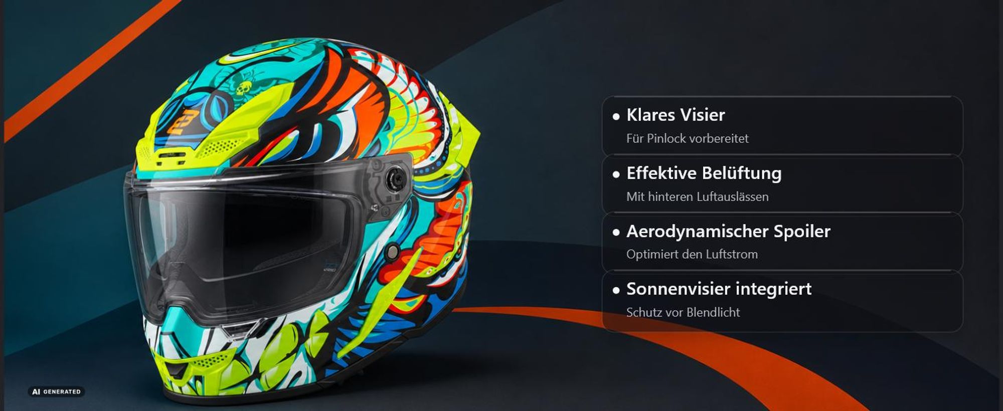 Bogotto Blade Moth Helm, L (59/60)