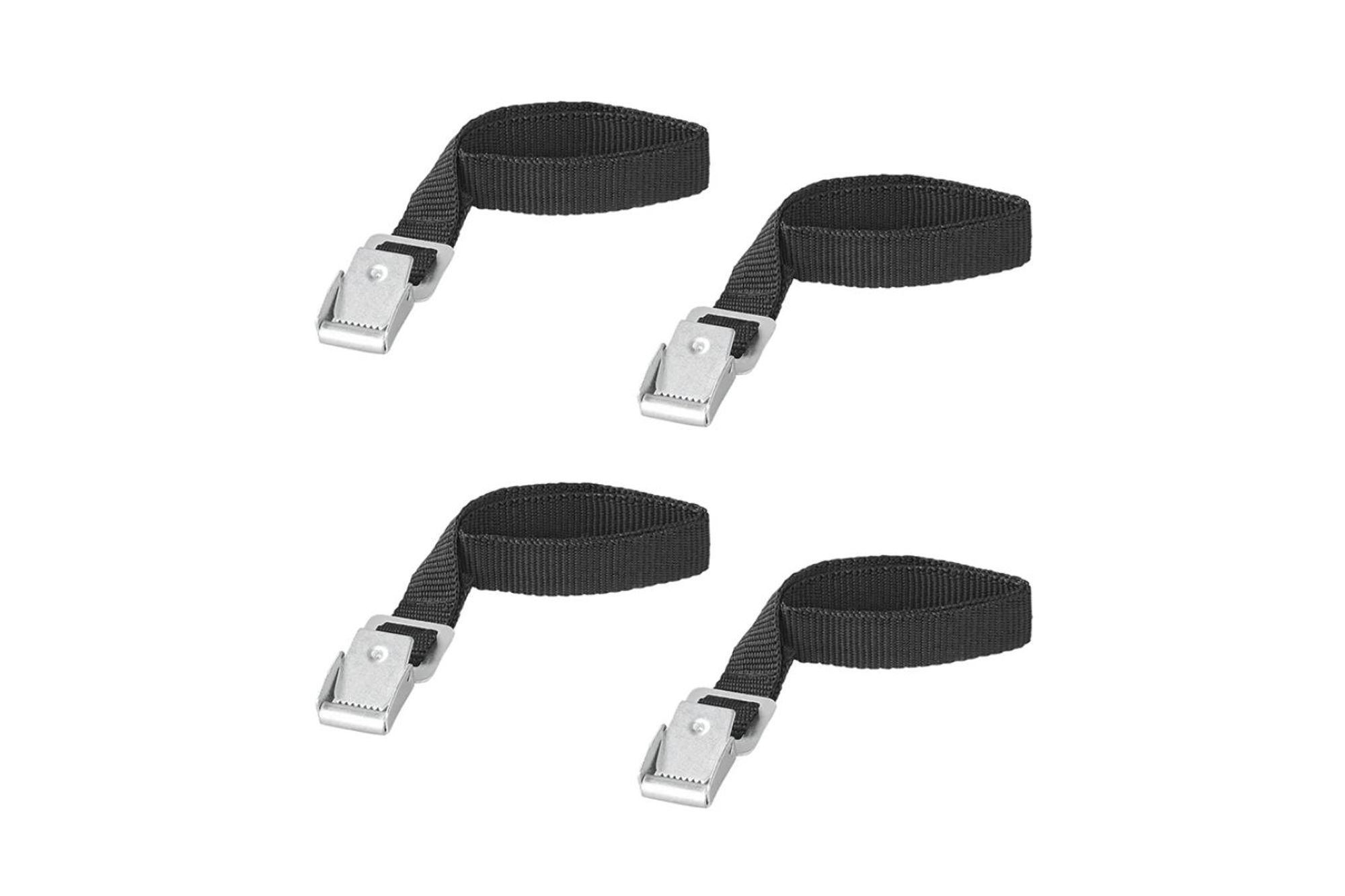 Zaväzovacie popruhy s kovovou prackou 18mm-40cm - sada 4 kusov