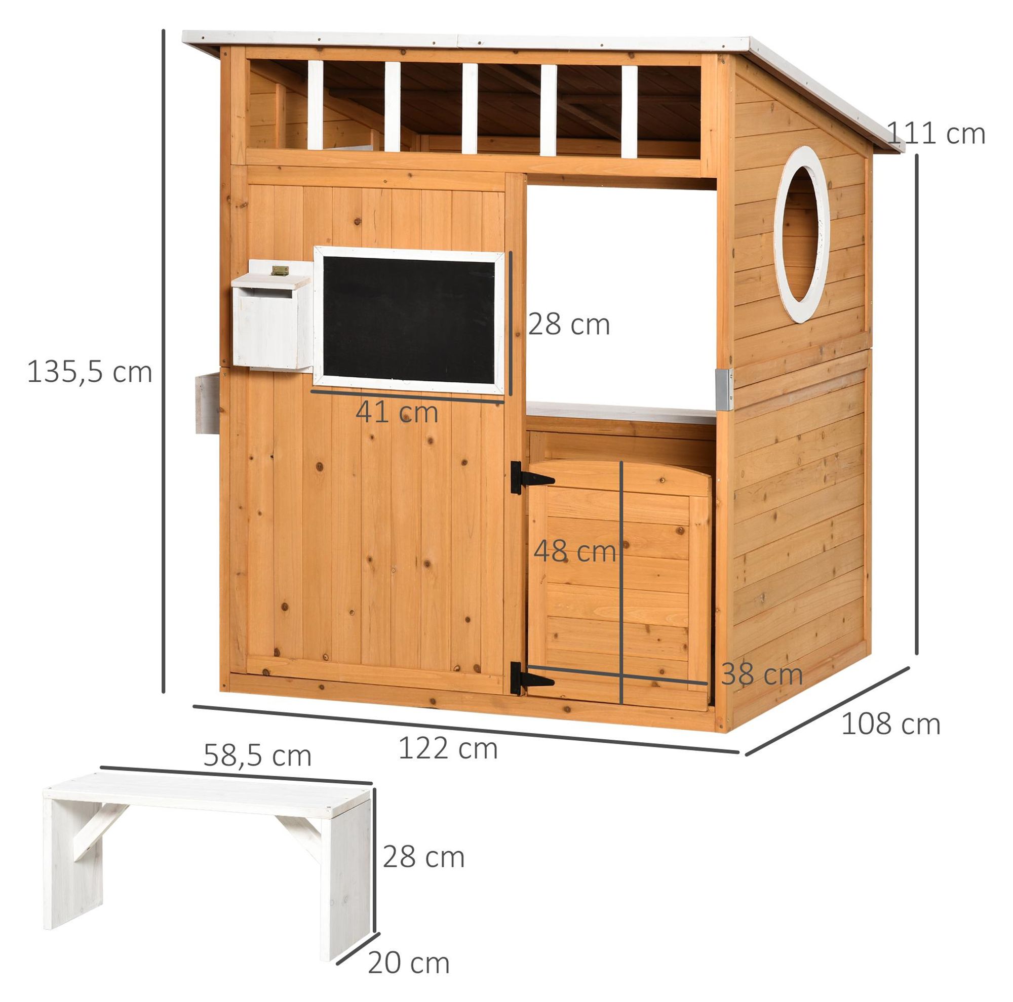 Holz Kinderspielhaus Kleinkinder