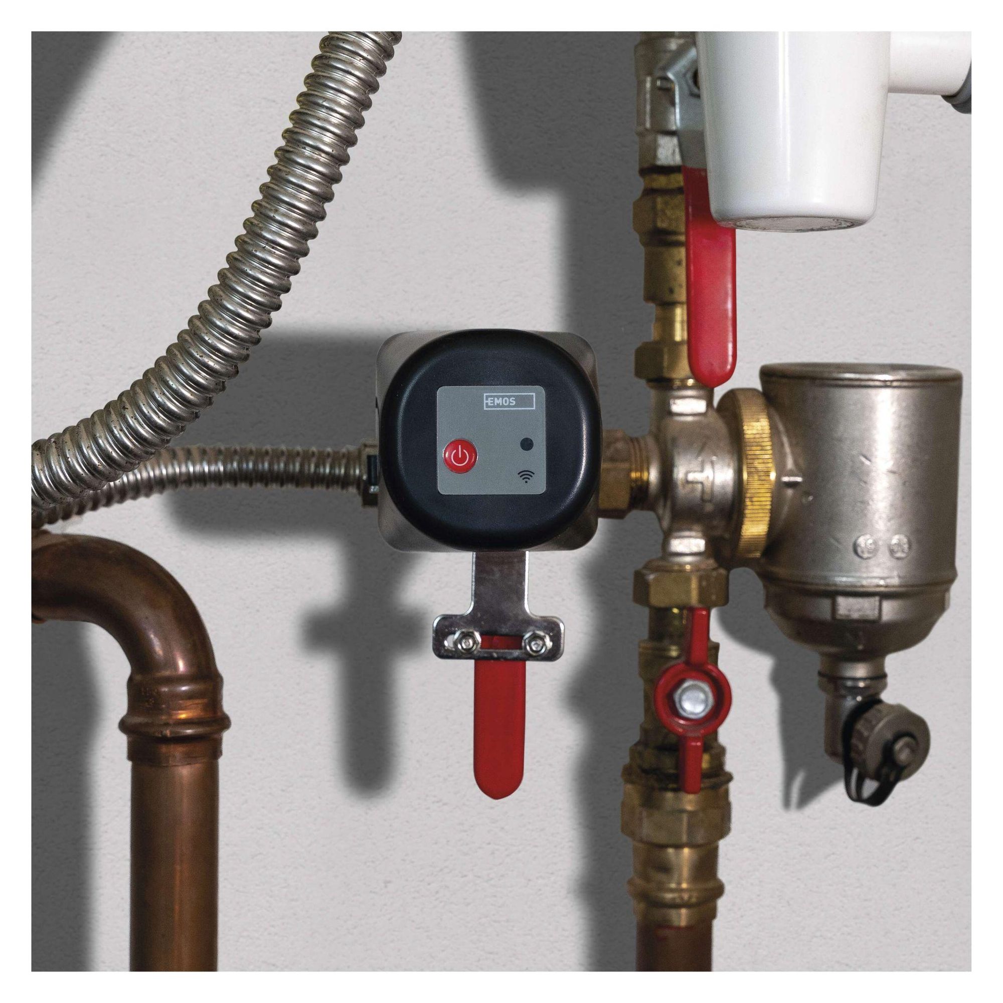 EMOS GoSmart - Smart Home motorisierter Ventilschließer für Wasser/Gas mit App, Zigbee, Timer, leiser Betrieb, Google Home, Alexa kompatibel , P5640S