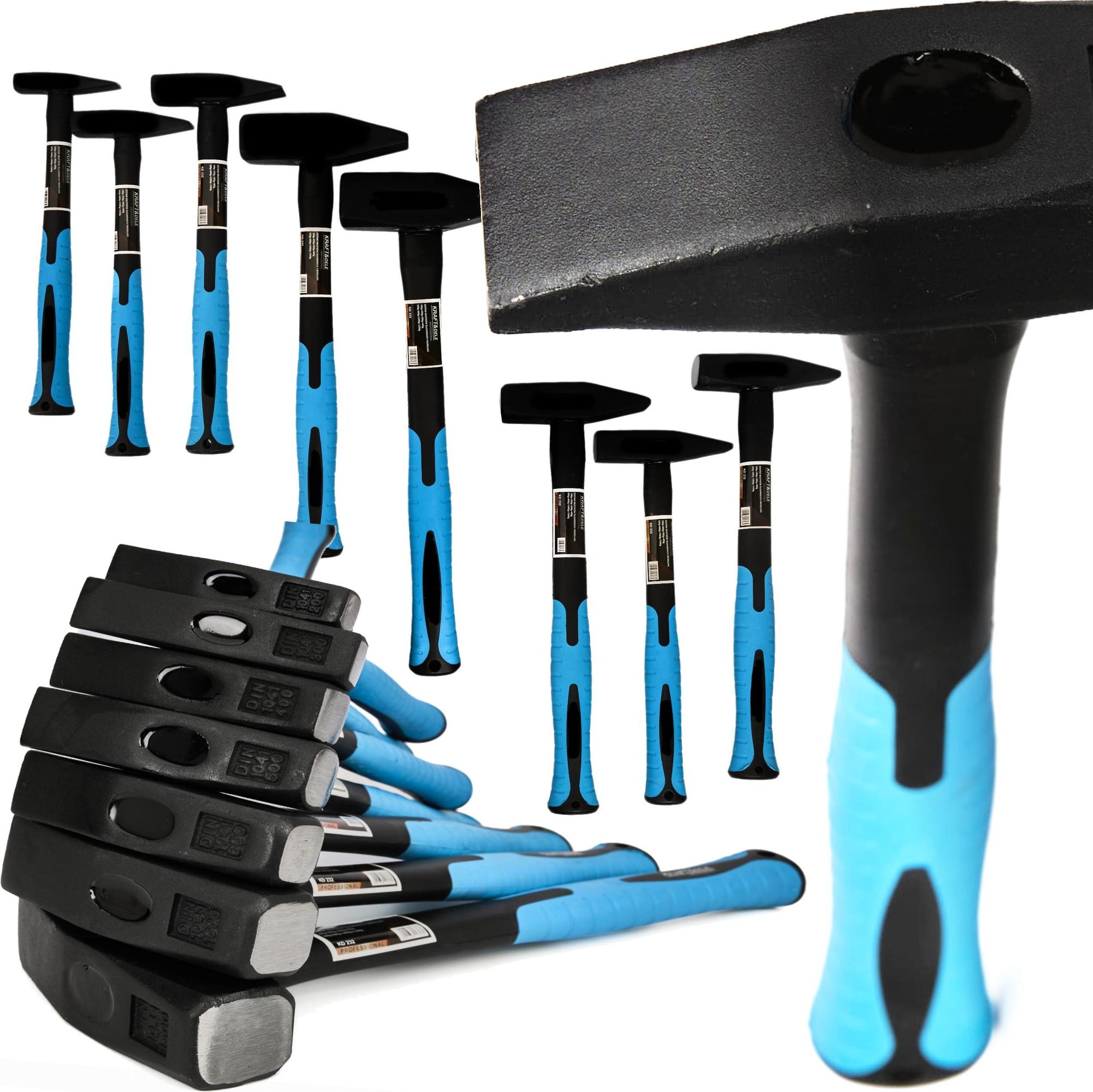 Fiberglas-Hammer-Set, 8-teilig, KD232