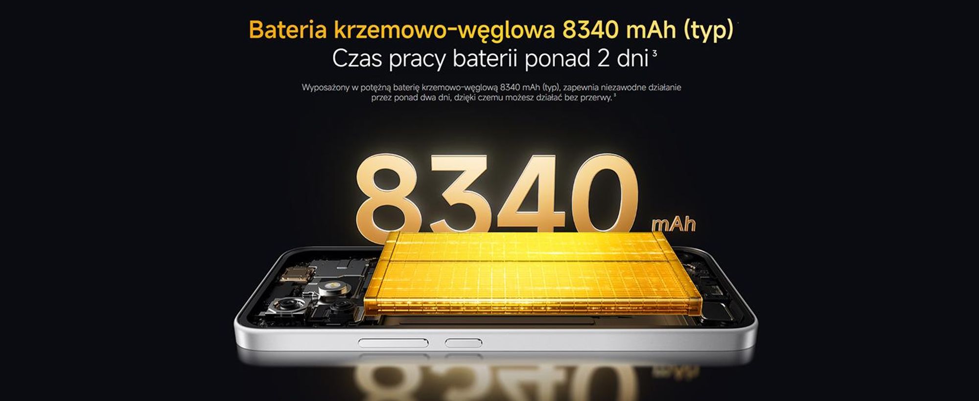 Smartfon Xiaomi Poco X8 5G 12 + 256 GB, pomarańczowy, bateria 8340 mAh