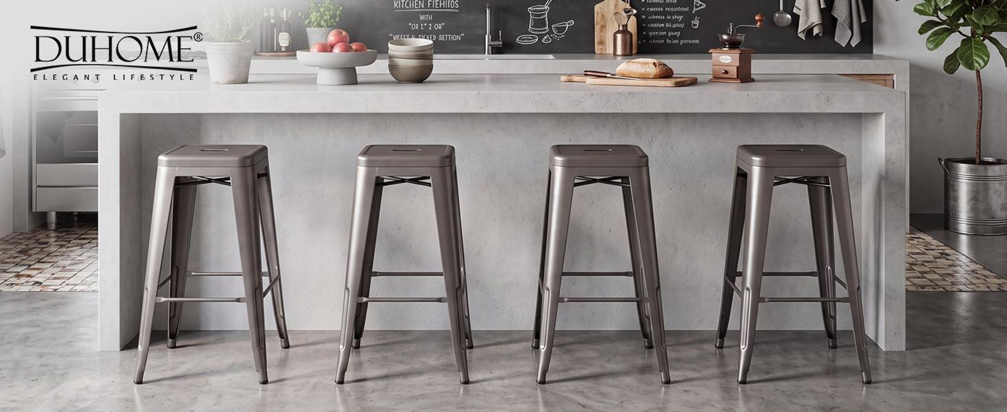 4x sedia sgabello in metallo, colore a scelta, effetto , seduta in legno, sgabello da bar impilabile, colore: marrone opaco/metallizzato, materiale: metallo