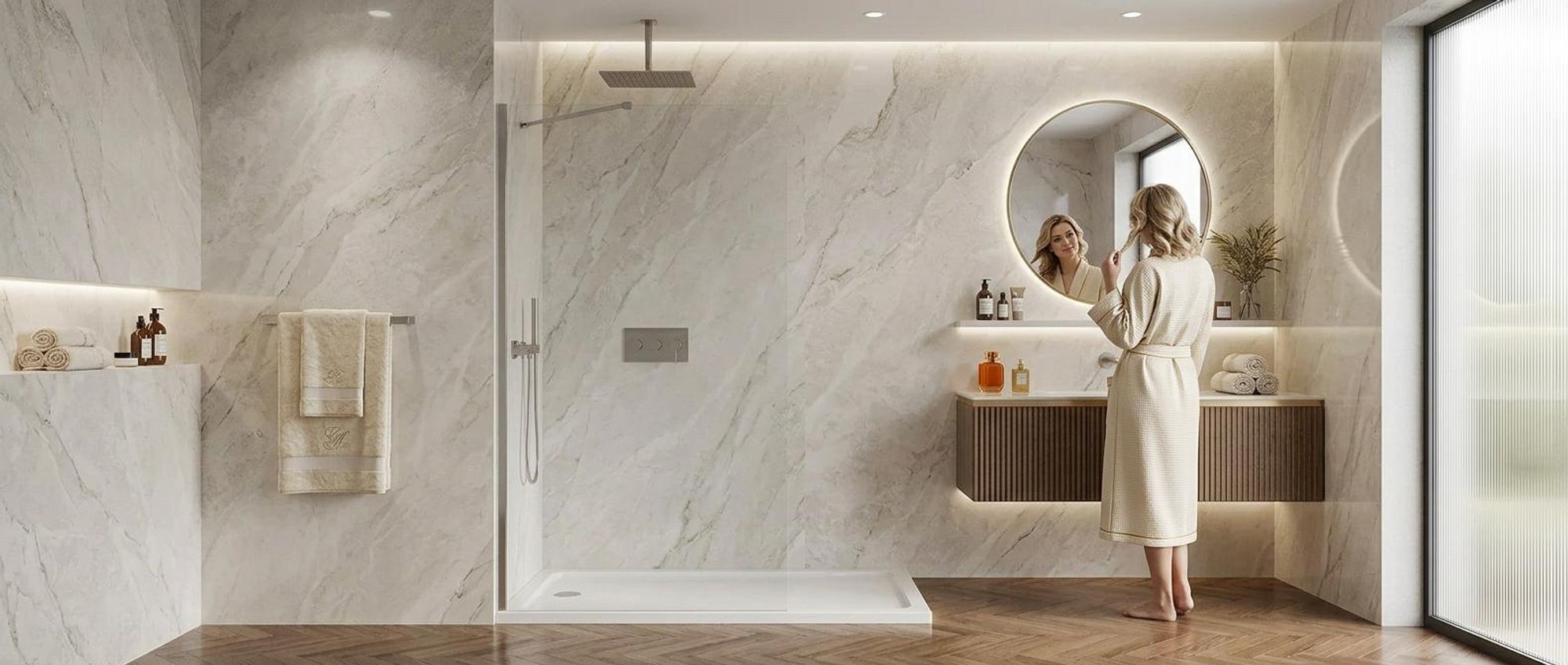 Walk in Dusche 80 x 185 cm Duschabtrennung Duschwand Seitenwand Duschtrennwand 6mm NANO klares Glas SB