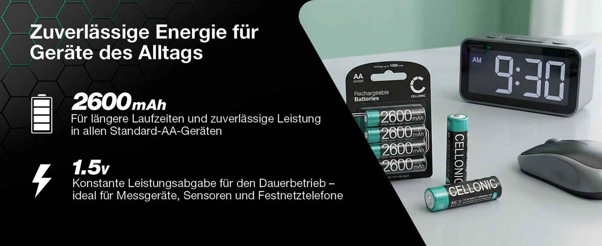 subtel 4x Akku für Kamera Kompatibel mit Nikon Coolpix B500, Coolpix 3100, Coolpix 3200, EN-MH1 - (2600mAh, 1.2V)