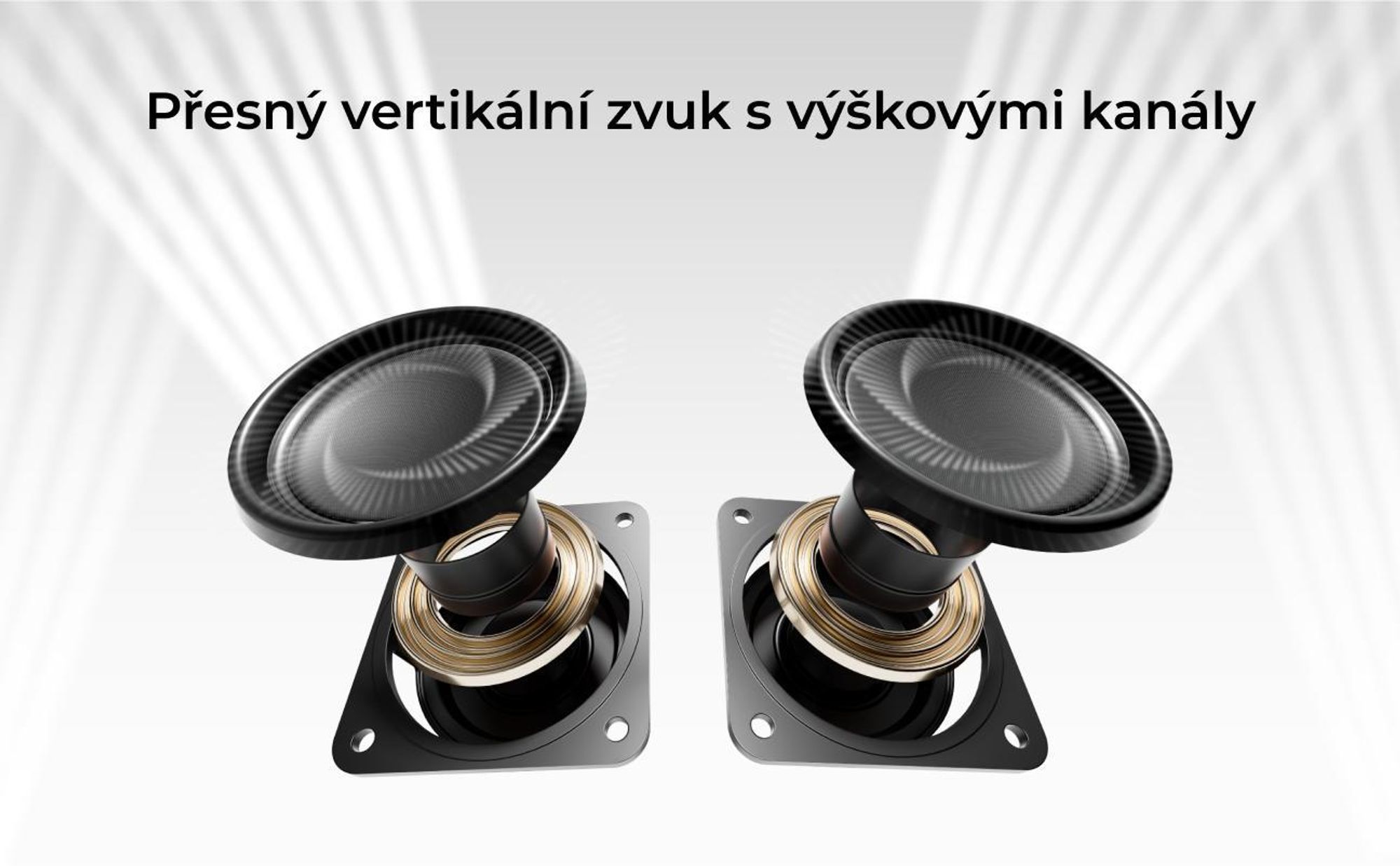 ULTIMEA 3.1.2kanálový soundbar s Dolby Atmos, prostorový systém pro TV s 6,5palcovým subwooferem, Bluetooth 5.4, HDMI eARC, 360 W, Skywave F30 Boom