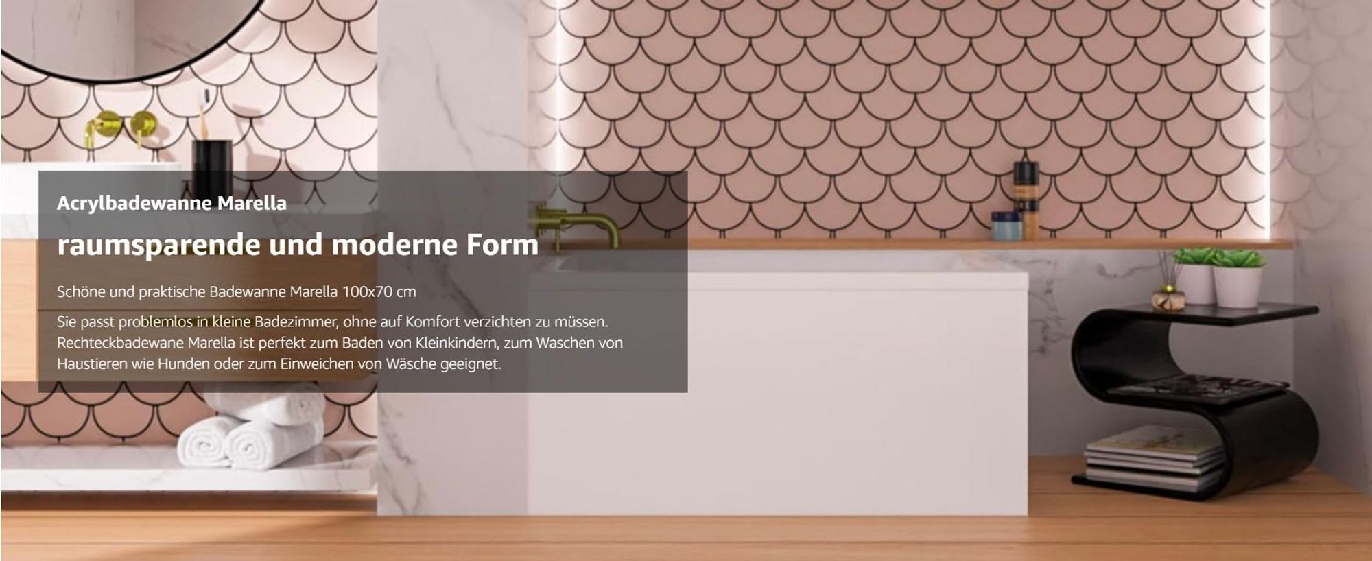 Badewanne Marella klein