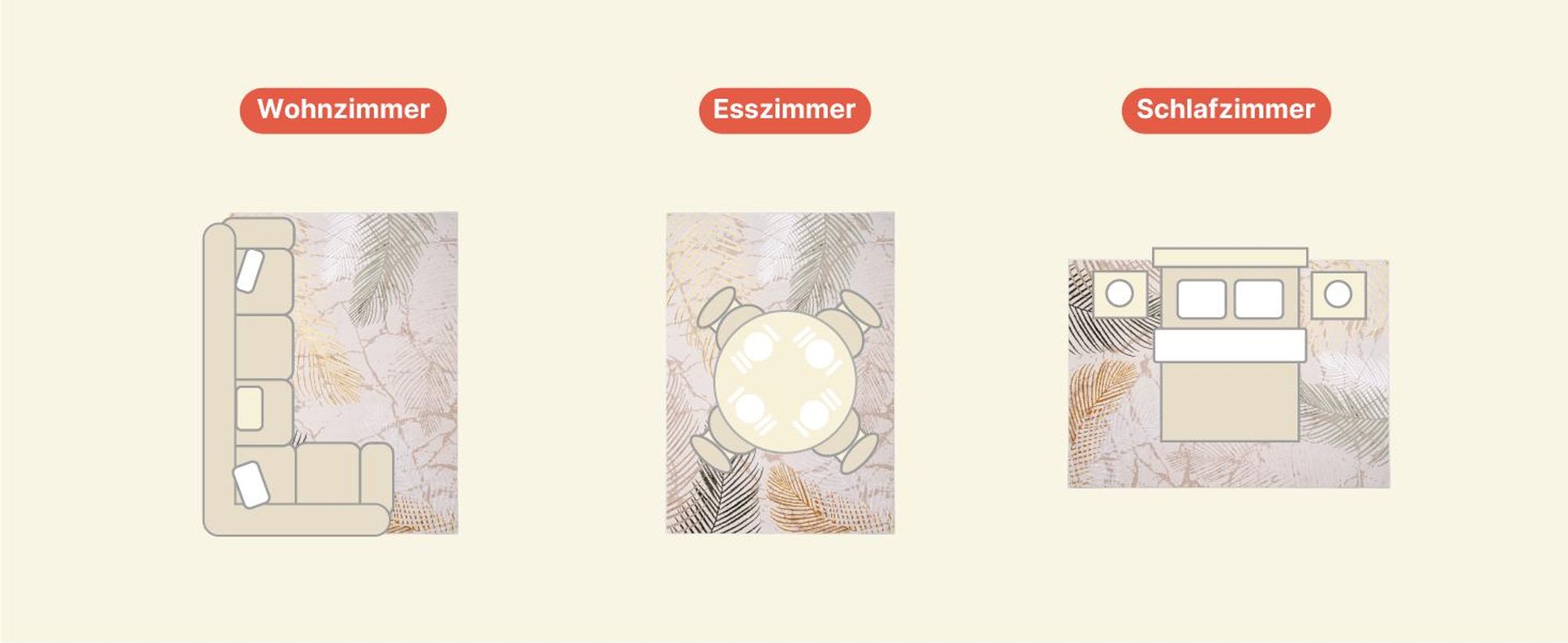 Tapiso Teppich Crystal Modern Braun Beige Gold Wohnzimmer 250 x 350 cm