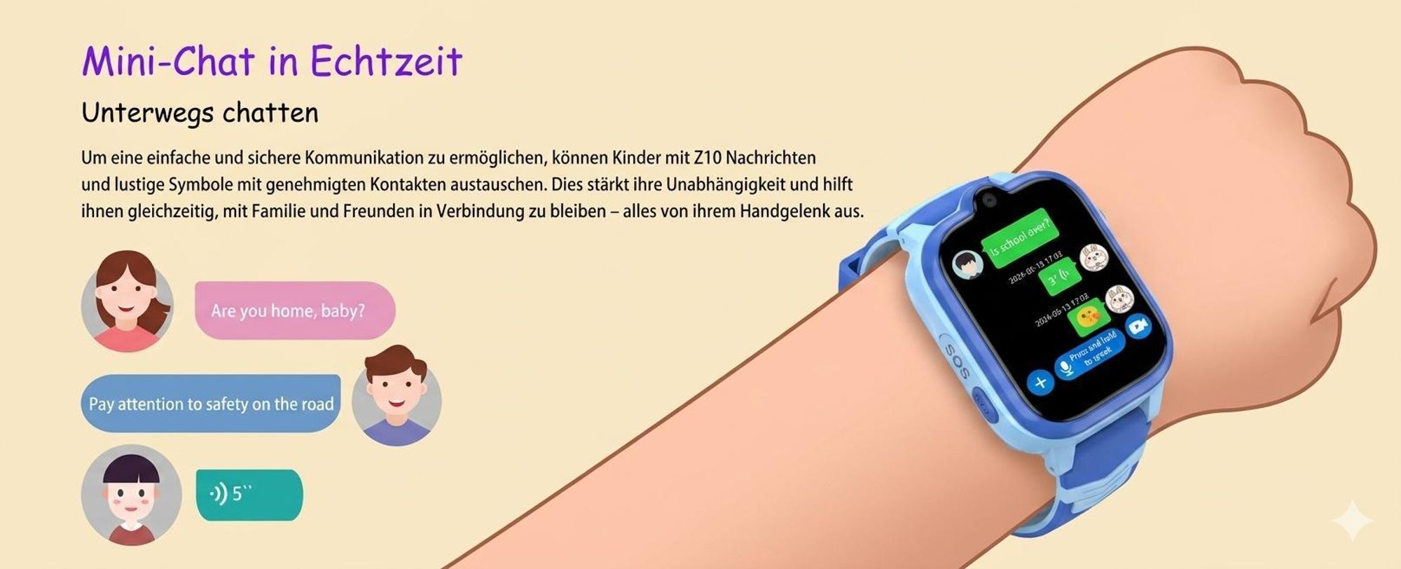 Blackview Z10 Kinderuhr smartwatch, GPS und 4G-Videoanrufe smartwatch, Bluetooth, IP67, 1.83" IPS, 1GB+8GB, 680mAh, Gravitysensor, LBS+WiFi+GPS, SOS
