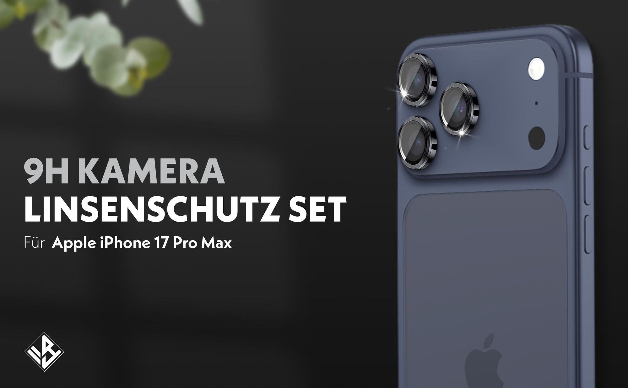 Kamera Schutzglas Set für Apple iPhone 17 Pro Max in 9H Härte