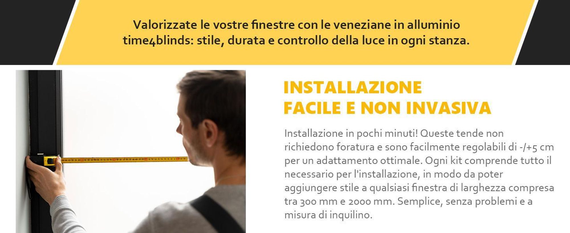 time4blinds - Tende da Interno senza Forature, Tende a Rullo in Alluminio, Bianco brillante, Sinistra, 900x1200