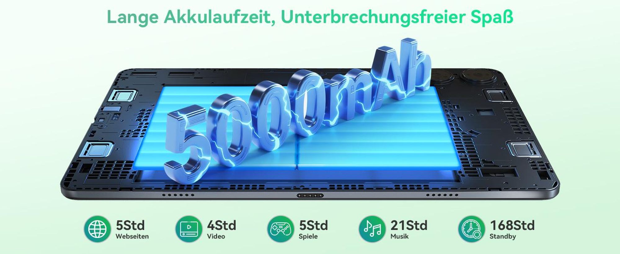 BESTTAB T20 10.1'' Android 16 Set Tablet, 24GB(8+16GB Erweiterbar) RAM+256GB ROM(2TB TF), mit Hülle/Stift/Maus/Tastatur, Widevine L1, 5G WiFi