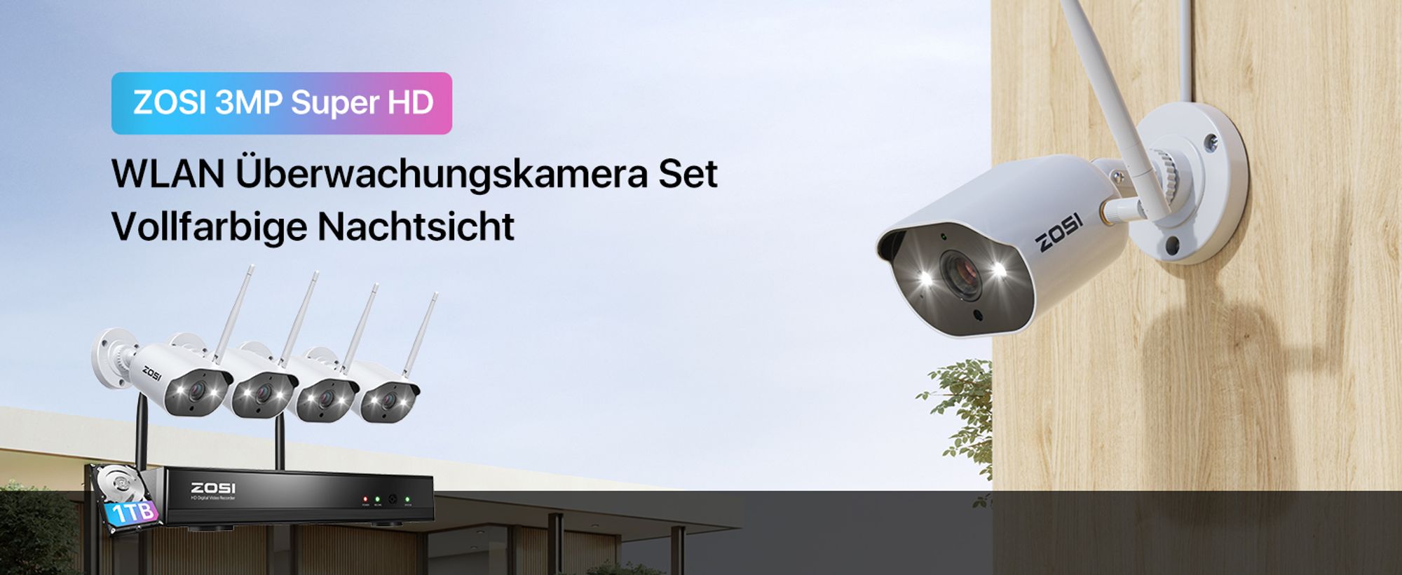Bitte beachten Sie, dass die Bullet-Kamera C302 keine PTZ-Funktion hat und nicht drehbar ist.