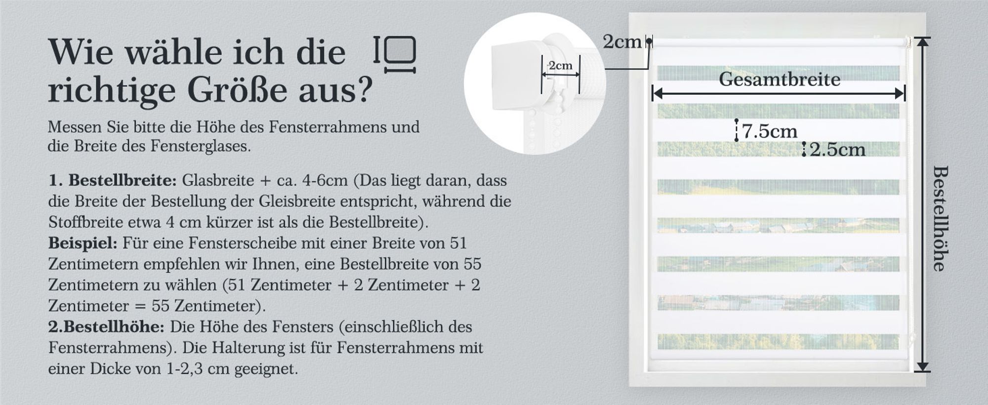 Doppelrollo 110x210cm Weiß Duo Rollo Klemmfix ohne Bohren Jalousie Rollos für Fenster und Tür